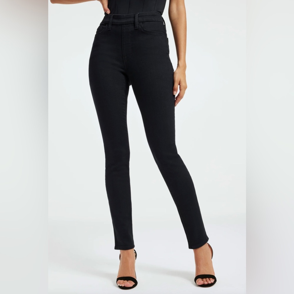 Good American Women's Power Stretch Pull-On Skinny Jeans